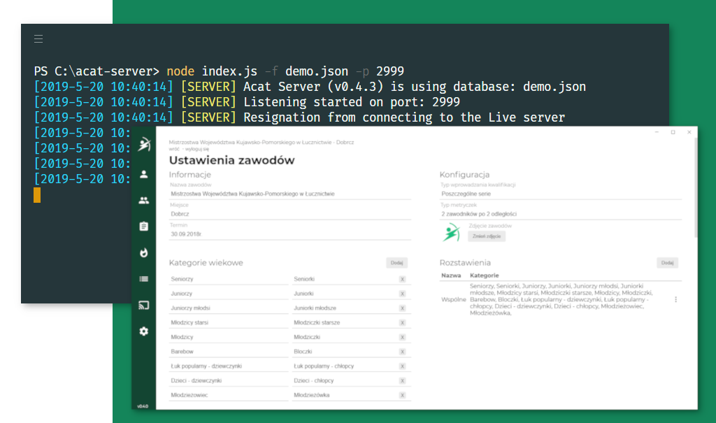 Image A<i>C</i>AT - System or<i>g</i>aniz<i>a</i>cji zaw<i>o</i>dów ł<i>u</i>czniczych